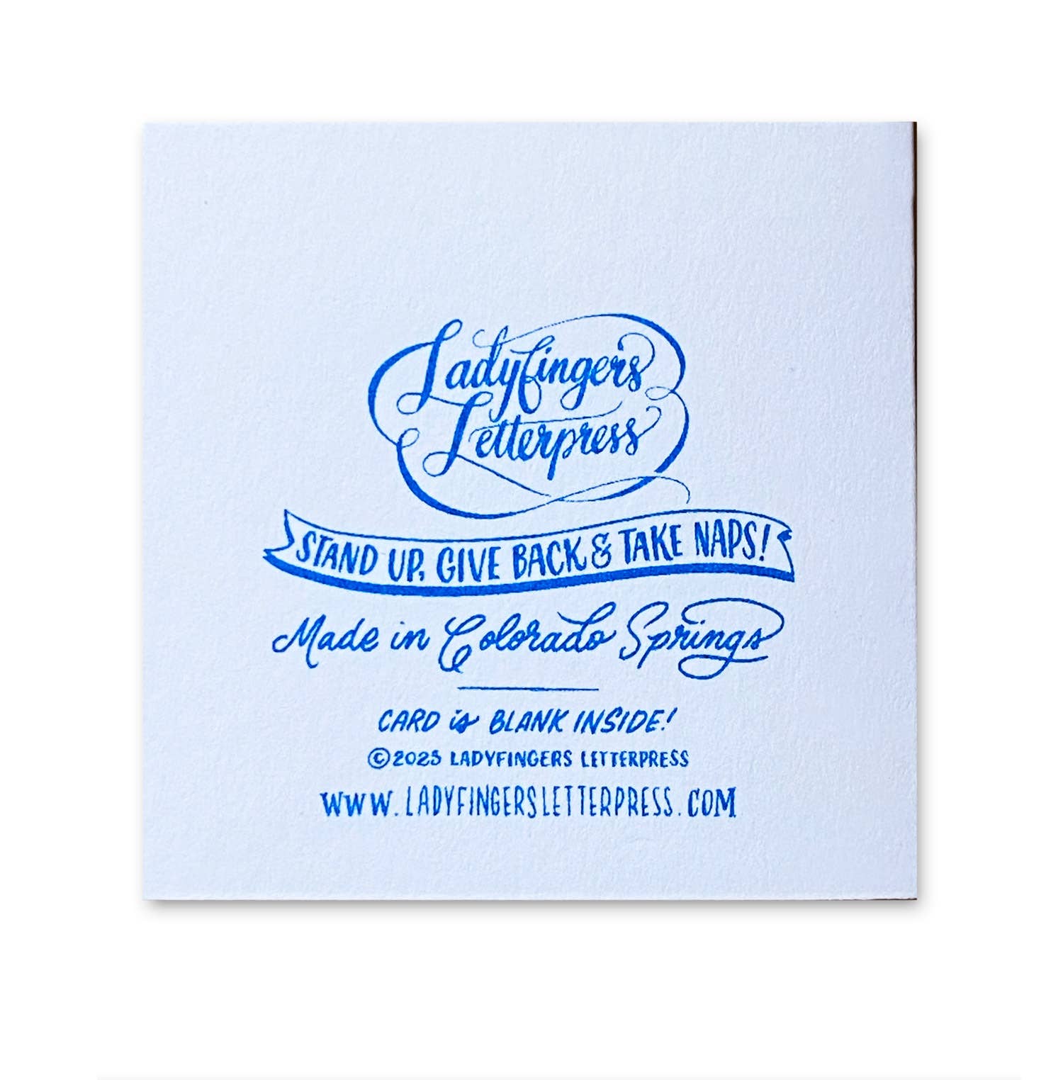 Ladyfingers Letterpress – Engroshandel Hverdagshilsen kort – Vintage Camping Risograph Lille Kort1