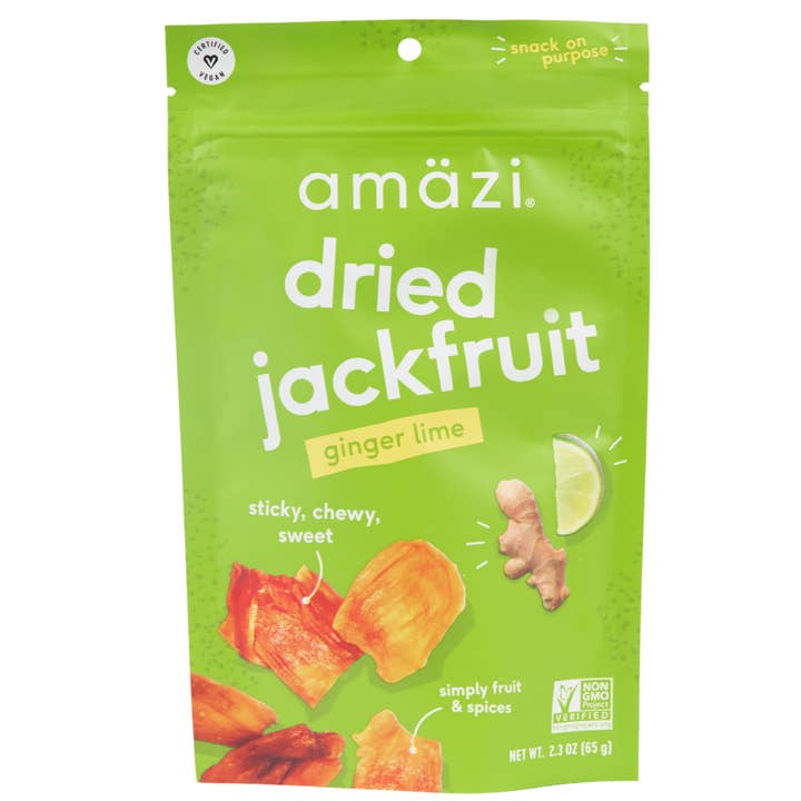 Amazi - Wholesale Dried/Dehydrated Fruit - Ginger Lime Dried Jackfruit