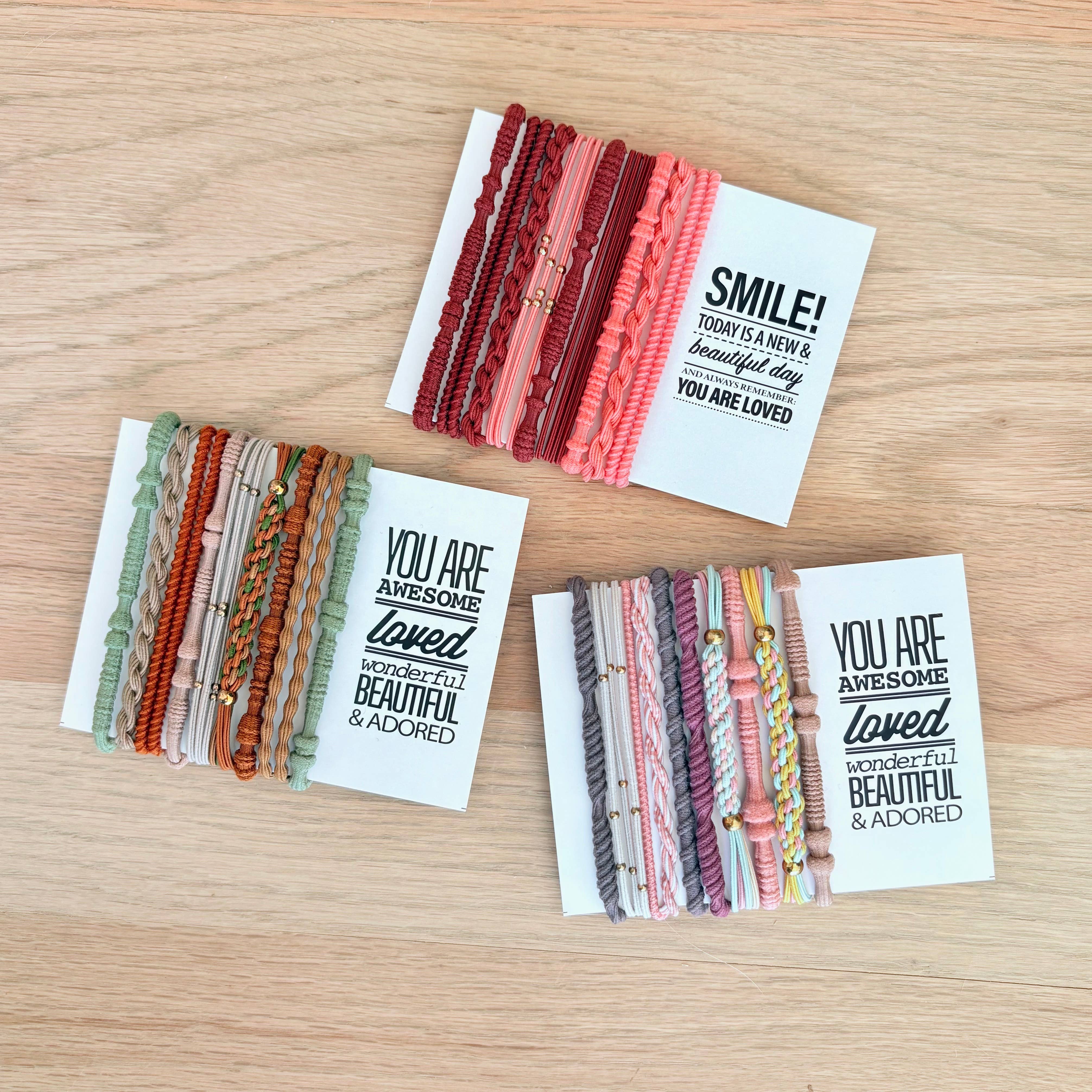 eastern ave studio - Wholesale Hair Tie - Boho Hair Ties | Brown1