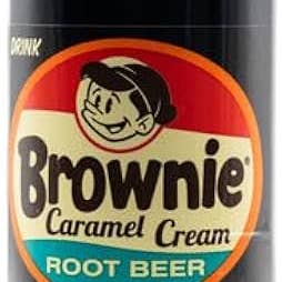L&F Universal Goods - Wholesale Soda/Carbonated Drink - BROWNIE CARAMEL ROOT BEER SODA 12OZ/24PK0
