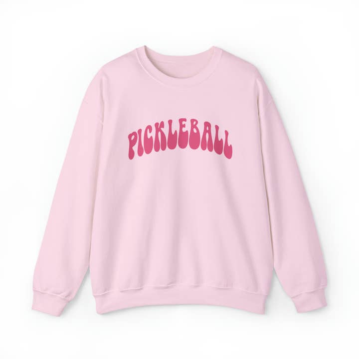 Retro Pickleball Sweatshirt for wholesale by Brigi Studio