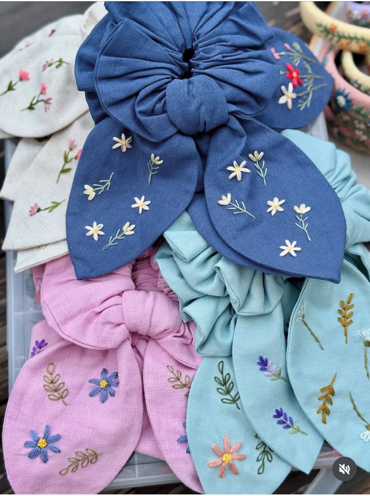 Ninu Handmade - Wholesale Scrunchie - Women's - Mystery Embroidered Scrunchie6