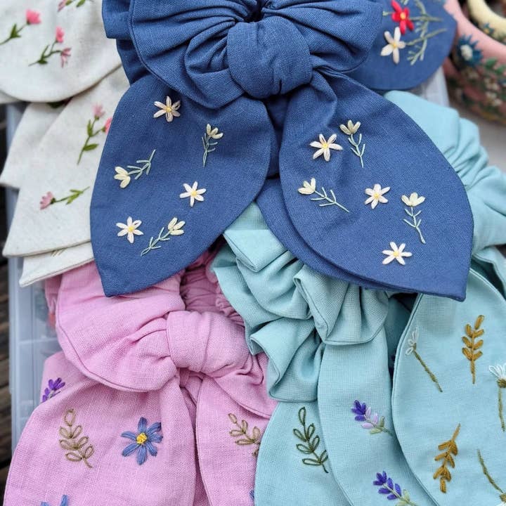 Ninu Handmade - Wholesale Scrunchie - Women's - Mystery Embroidered Scrunchie6