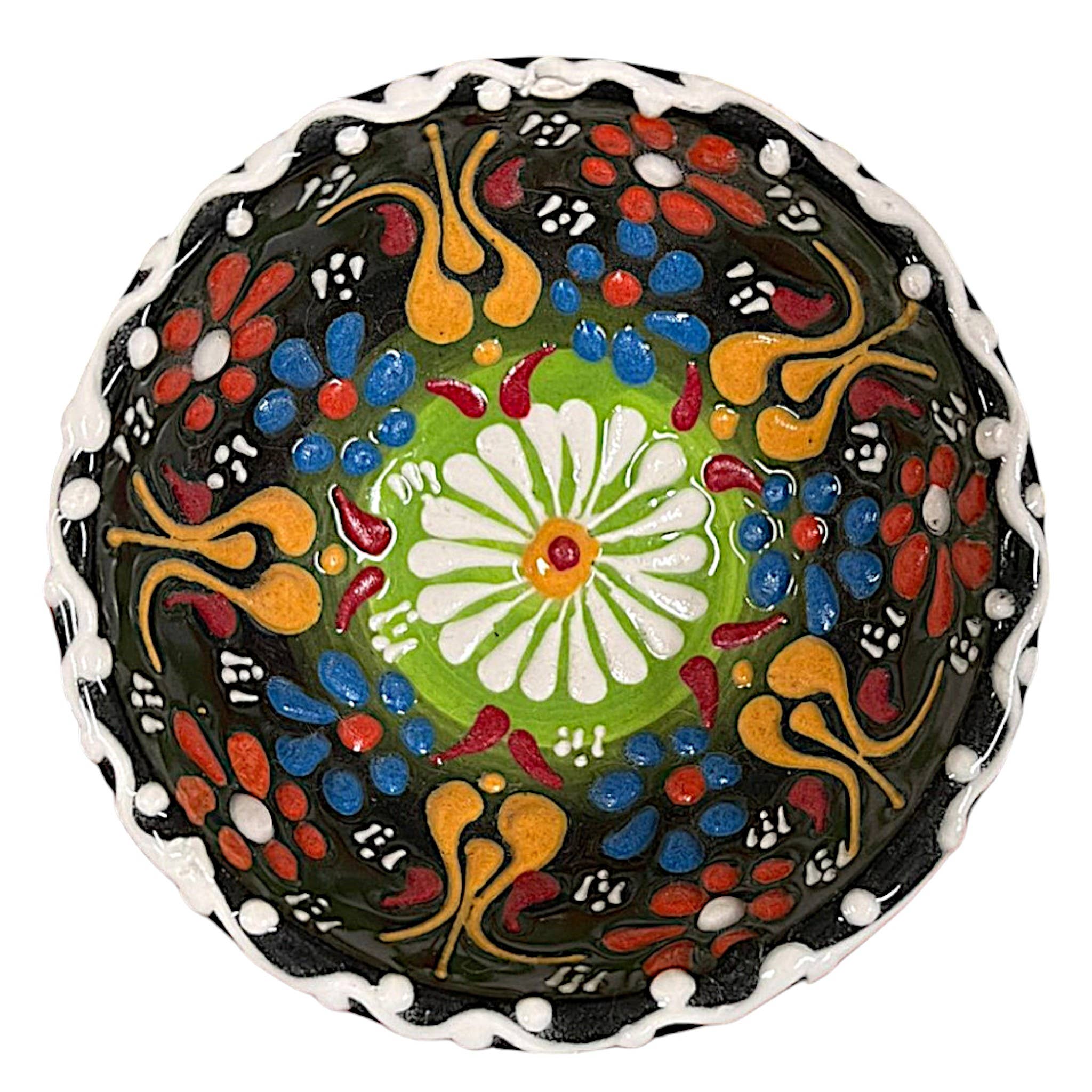 Import Corner – Engroshandel Skål – Rund keramisk skål med reliefdekoration2