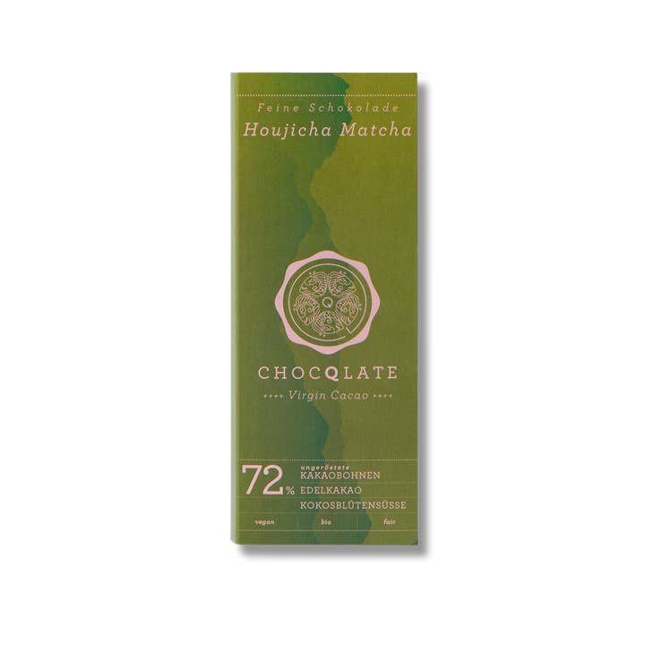 Chocqlate – wholesale Chokladkaka – HOJICHA MATCHA CHOCQLATE ekologisk choklad - 10-pack3