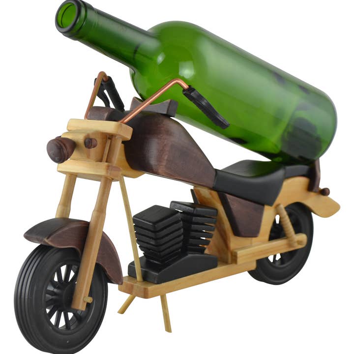 15" MOTORCYCLE BOTTLE HOLDER for wholesale by Three Star IM/EX Inc.