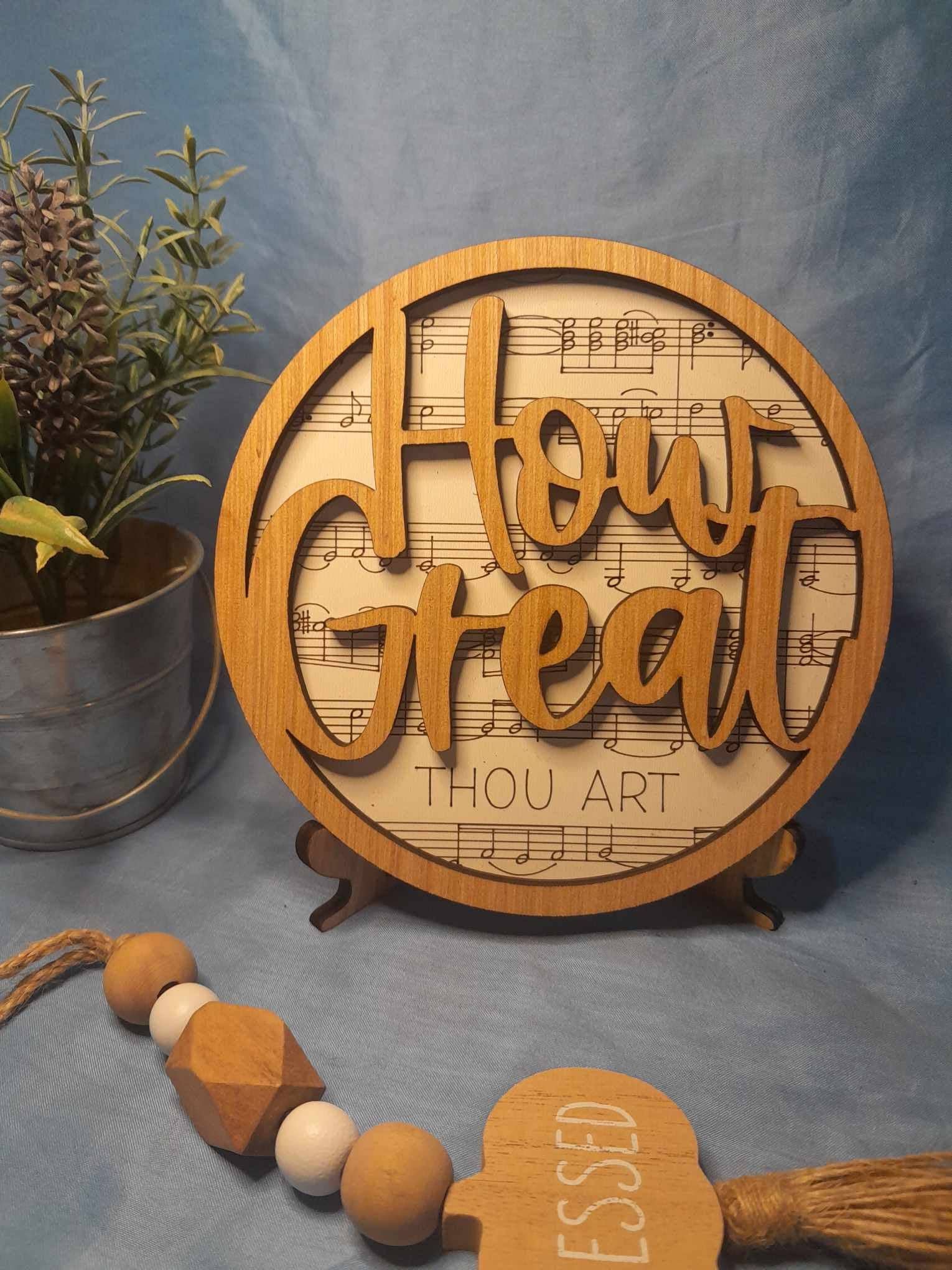 Heartland Decor - Wholesale Sign - Lyric Round Signs with stand, 15 songs to choose from6