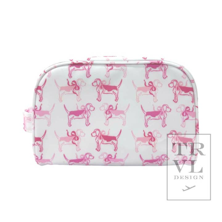 Stow It - Puppy Love Pink Dopp Kit Bag for wholesale on Faire