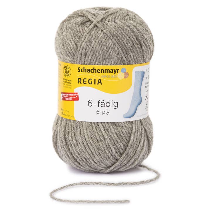 Lana per calzini REGIA Uni a 6 strati 10 x 50 g per la vendita all'ingrosso da parte di MEZ Crafts Germany