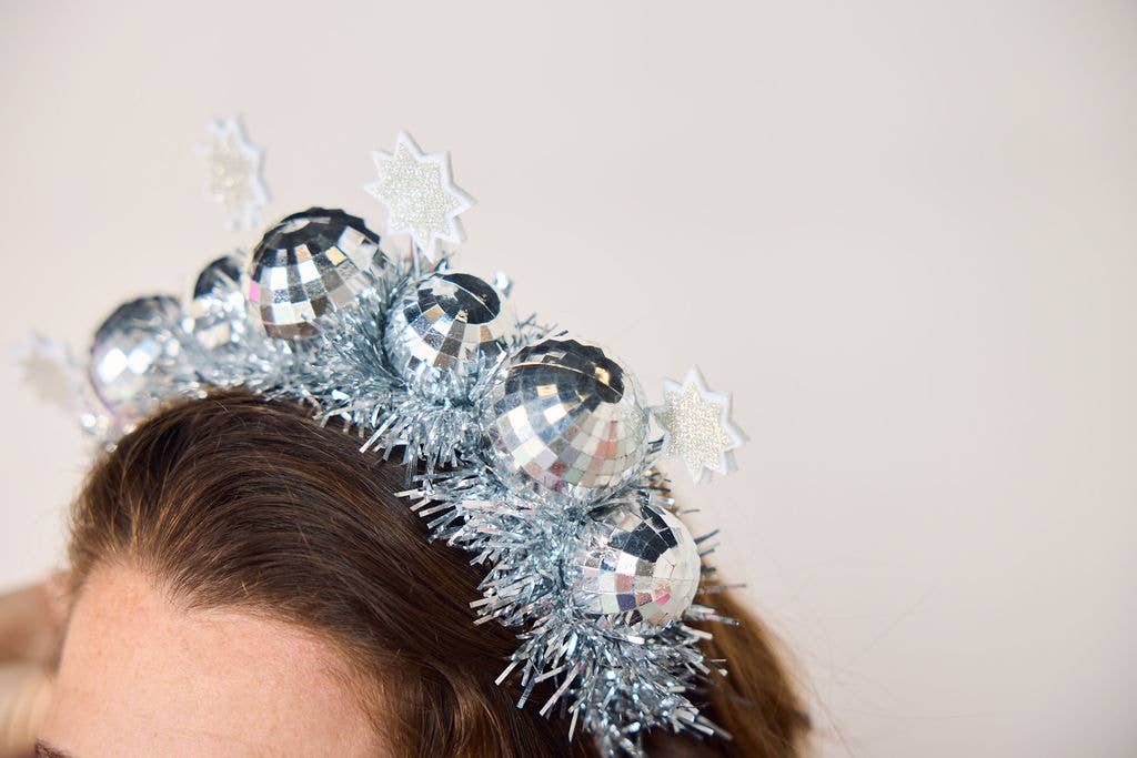 Packed Party - Wholesale Party Hat/Crown - Disco Darling Discoball Novelty Headband1