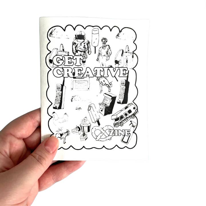 Faites imprimer un magazine créatif pour la vente par ratbone skinny + the oddball club