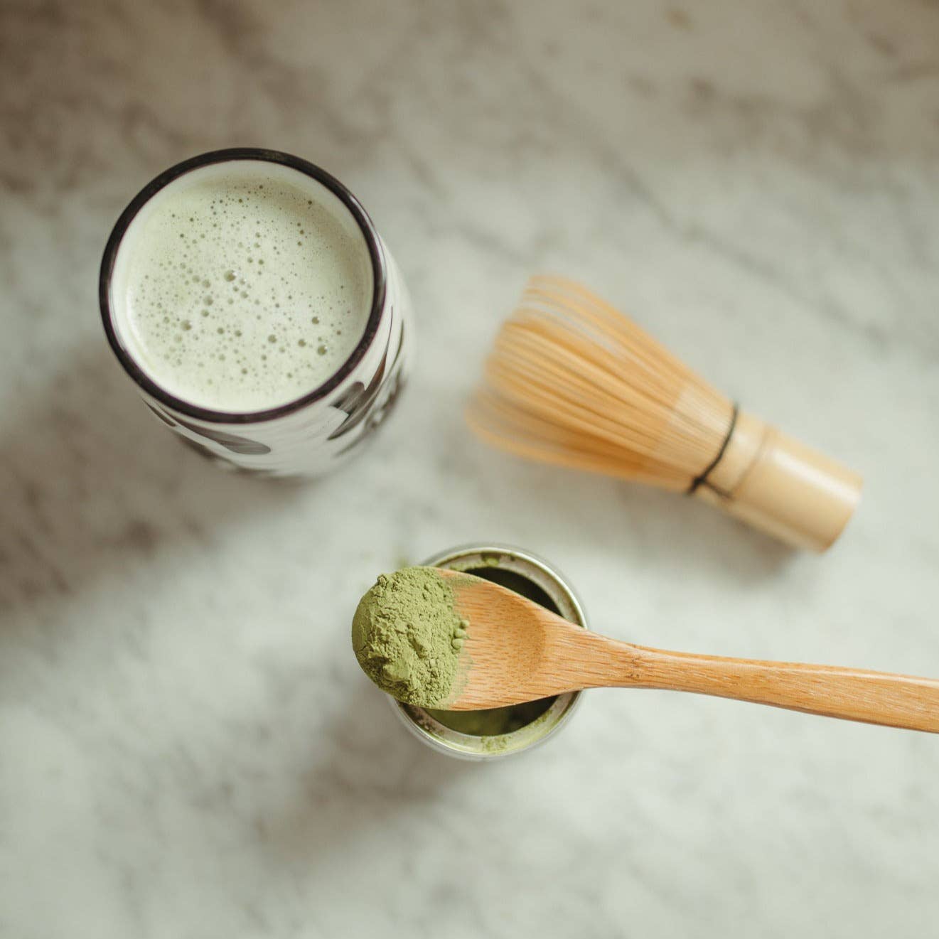 Heavenly Tea Leaves - Vendita all'ingrosso Tisane salutari e depurative - Lattina in polvere di tè verde Matcha di grado cerimoniale biologico4