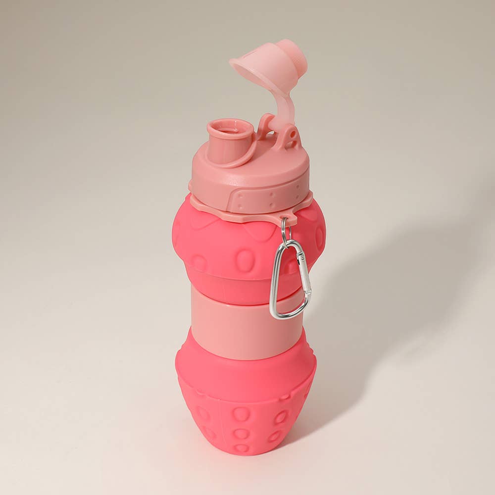 Sensibling Corp. - Wholesale Water Bottle - Collapsible Strawberry Water Bottle2