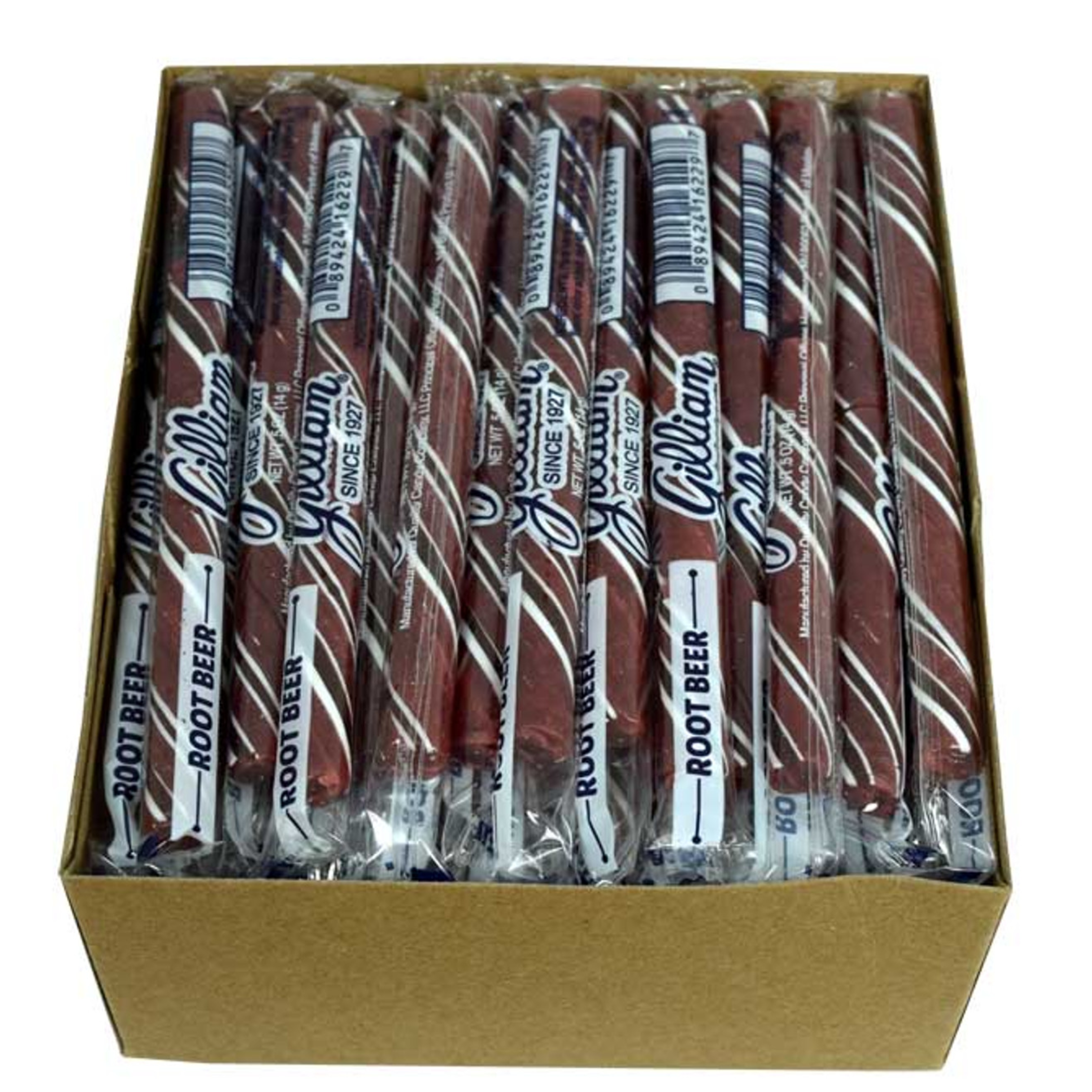 Candy Barn Express - Wholesale Hard Candy - Gilliam Root Beer Stick Candy1