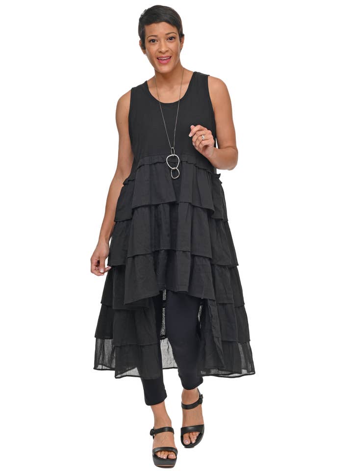 Tulip Clothing - Wholesale Dress - Women's - CS110 Rio Dress in Black*