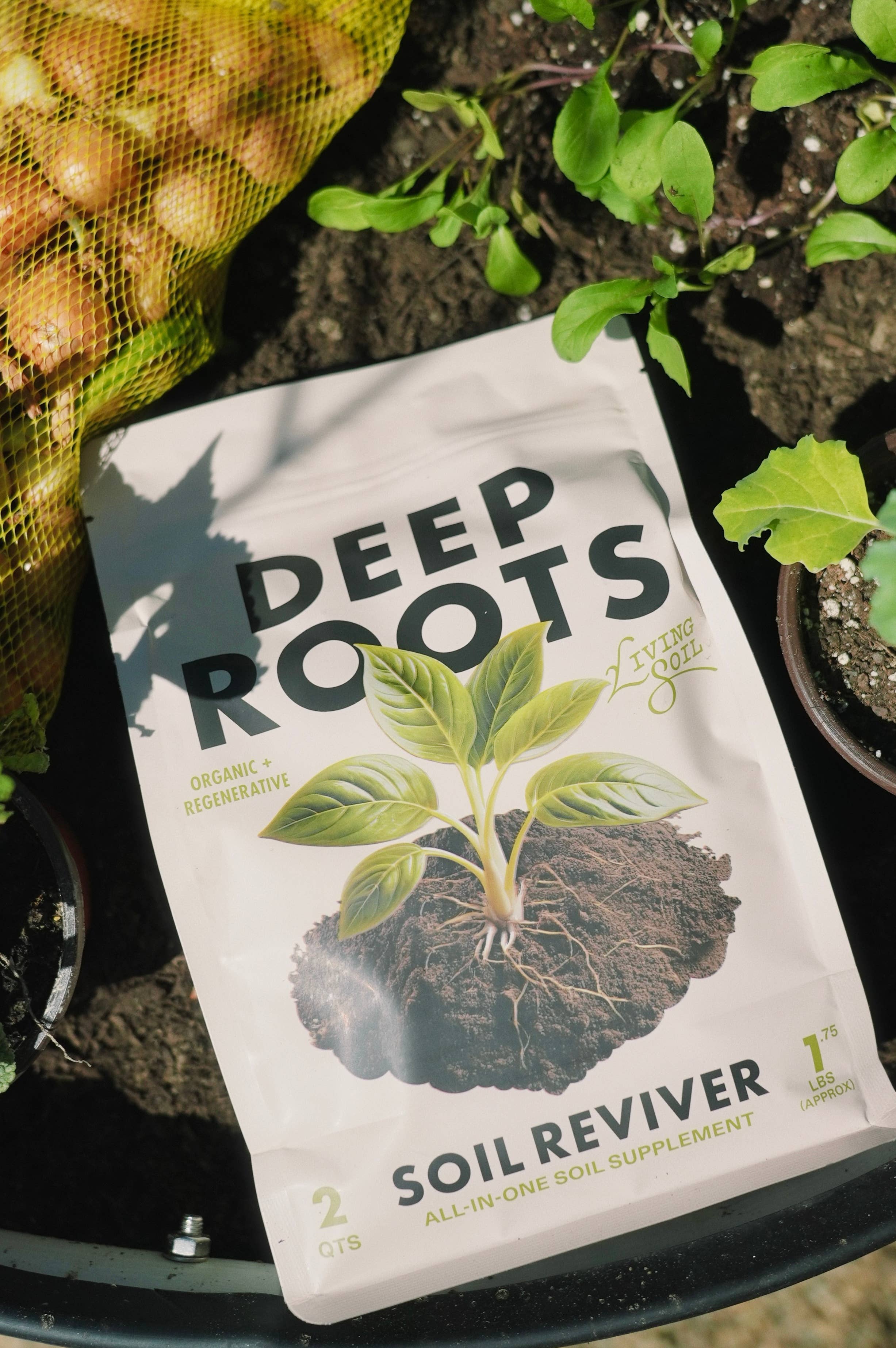 Deep Roots Living Soil - Wholesale Planting/Potting Soil - Soil Reviver 1