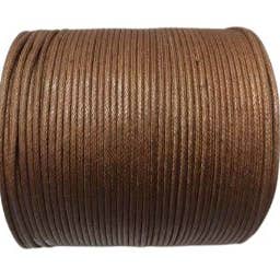 Sun Enterprises B.V. - Wholesale Craft Supplies - Wax Cotton Cords - 1mm - Light Brown
