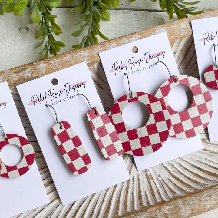 Check Collection - Rood voor wholesale door Rebel Rose Designs by Brook