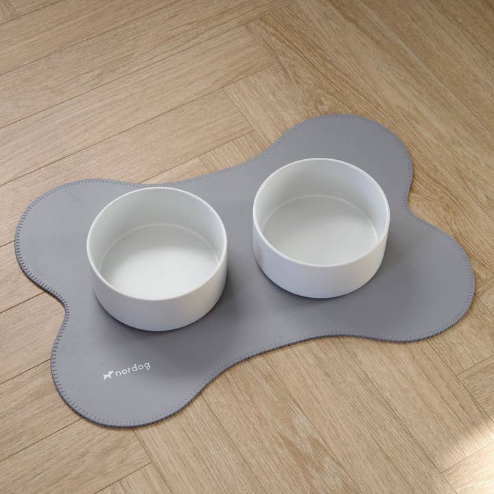 Nordog - Wholesale Pet Food Mat - Dog - Placemat for dog bowls (grey)8