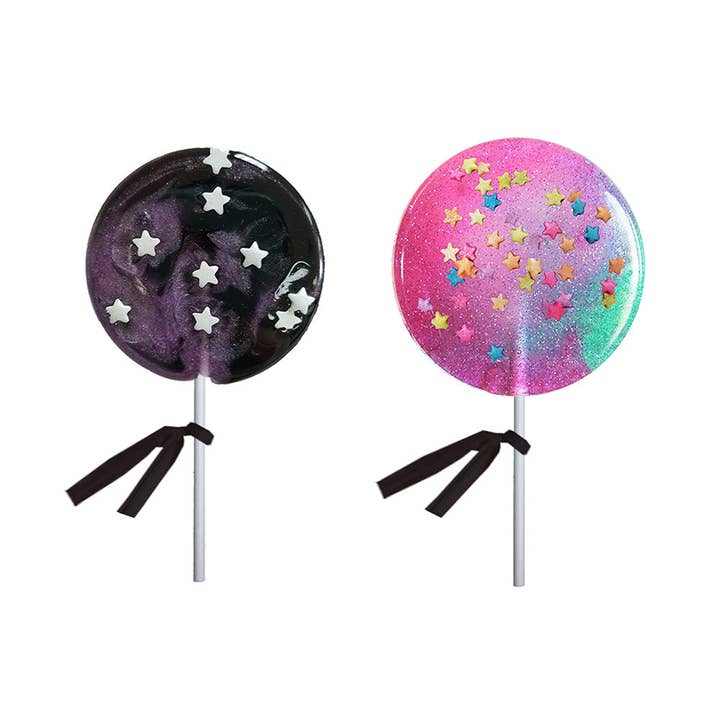Melville Candy Company - Wholesale Lollipop - Galaxy Lollipops - Purple & Pink1