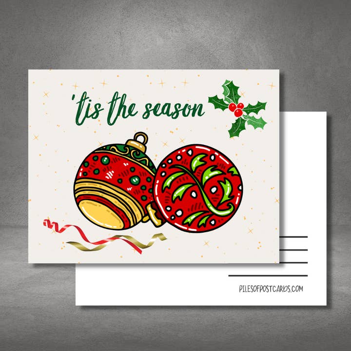 Piles of Postcards - Wholesale Postcard - Tis the Season Postcard