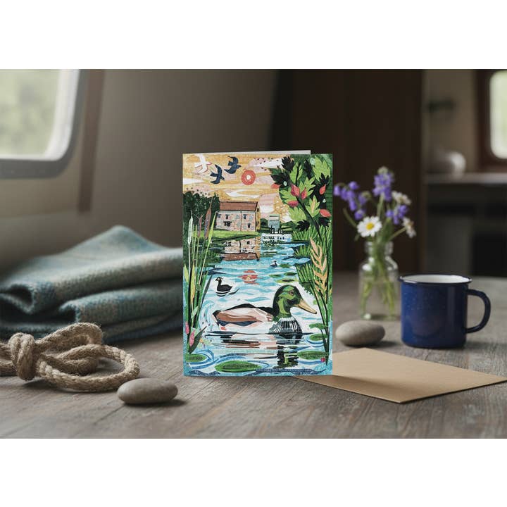 Jamie Poole – wholesale Everyday greeting card – The Wild Duck – A5 Art Card, Pack of 6, Blank Inside3