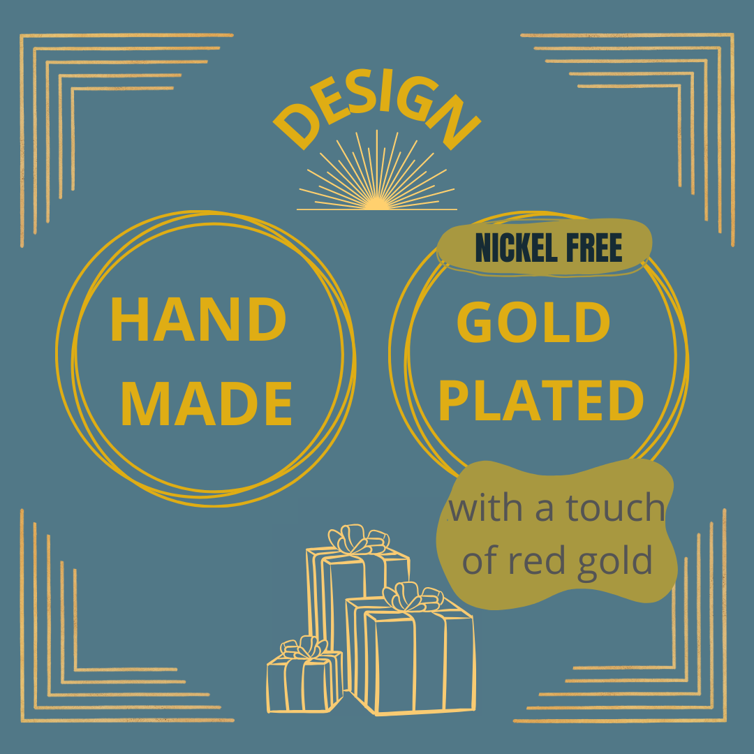 LA MAR - Vente Boucles d'oreilles pendantes - Boucles d'oreilles ESPADA plaquées or - Design avec caractère8