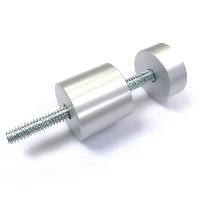 4PK entretoises en aluminium entretoises métalliques 1/4"x20 matériel d'entretoise pour verre 12083 pour la vente par FIXTUREDISPLAYS