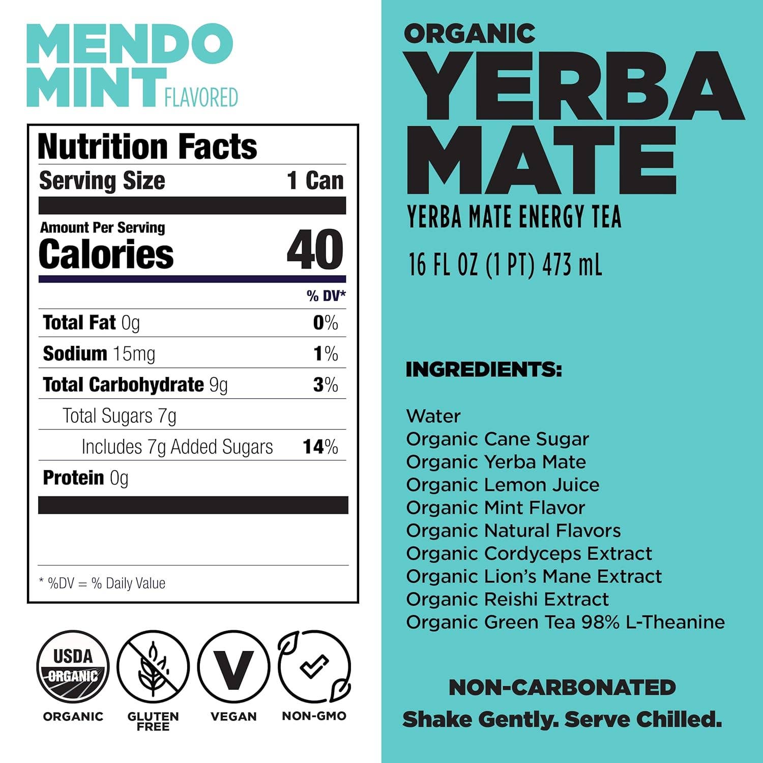 Daytrip - Wholesale Sports/Energy Drink - Daytrip Organic Yerba Mate - Mendo Mint2