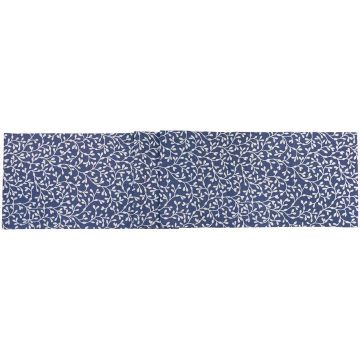 72" Navy Seaweed Cotton Table Runner for wholesale by Boston International