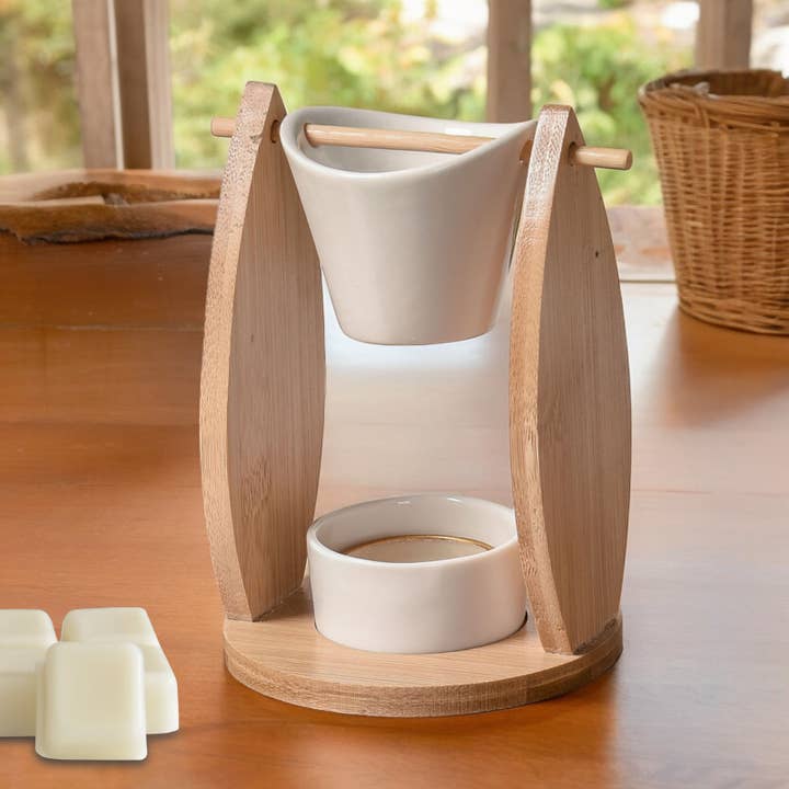 Zen'Arome - Wholesale Fragrance Warmer - Scented Wax Melter Veil – Bamboo and Ceramic6