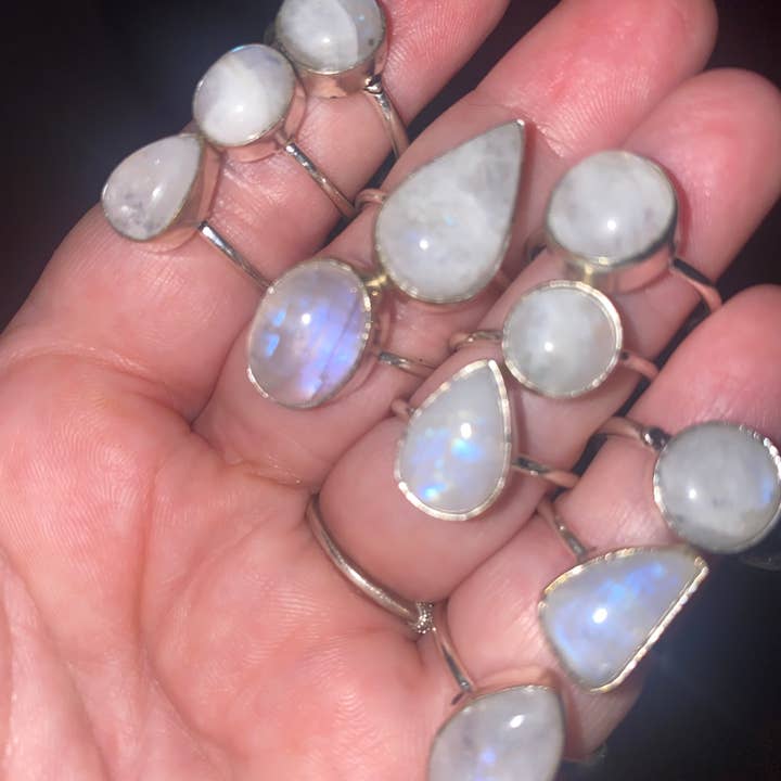 Moon River Designs - Wholesale Cocktail/Statement Ring - Moonstone Rings Fitted