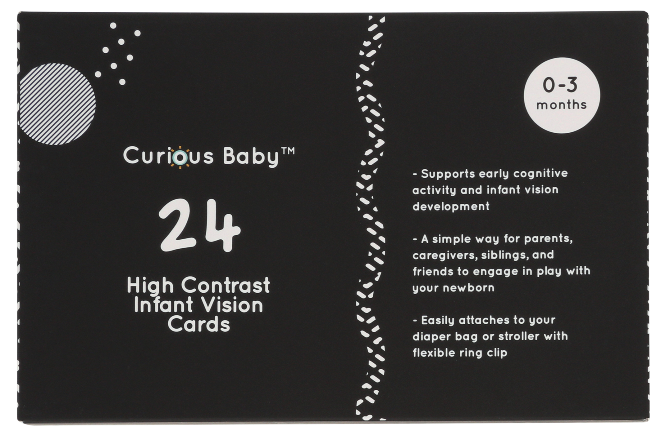 Curious Baby - Wholesale Learning Cards - Kids & Baby - Expansion Pack: High-Contrast Infant Vision Development Card1