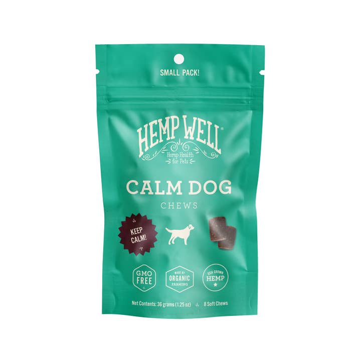 Hemp Well - Wholesale Pet Treats - Dog - Hemp Well Calm Dog Soft Chews - 8 count