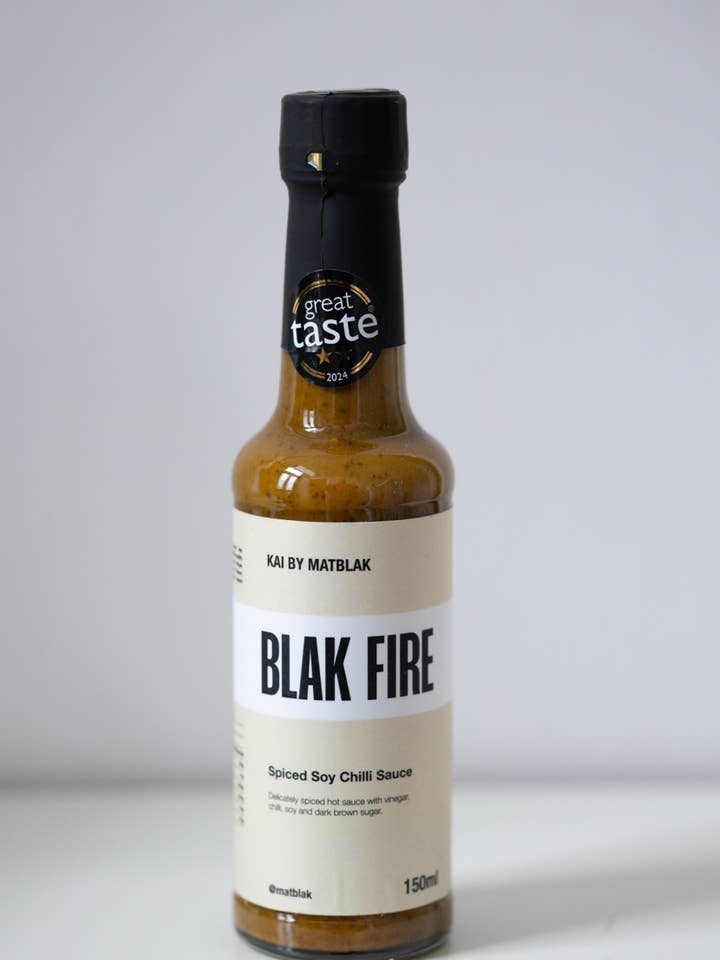 BLAK FIRE Spiced Soy Chilli Sauce for wholesale by Kai by matblak