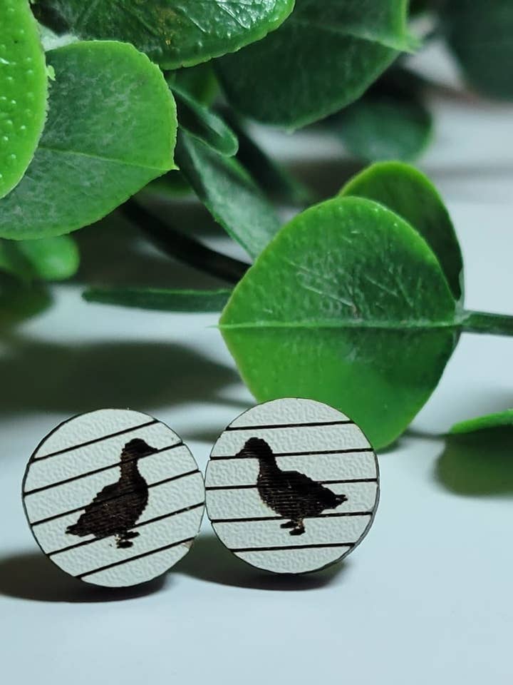 Duck Shiplap Ohrstecker für den Großhandel von 432 Customs