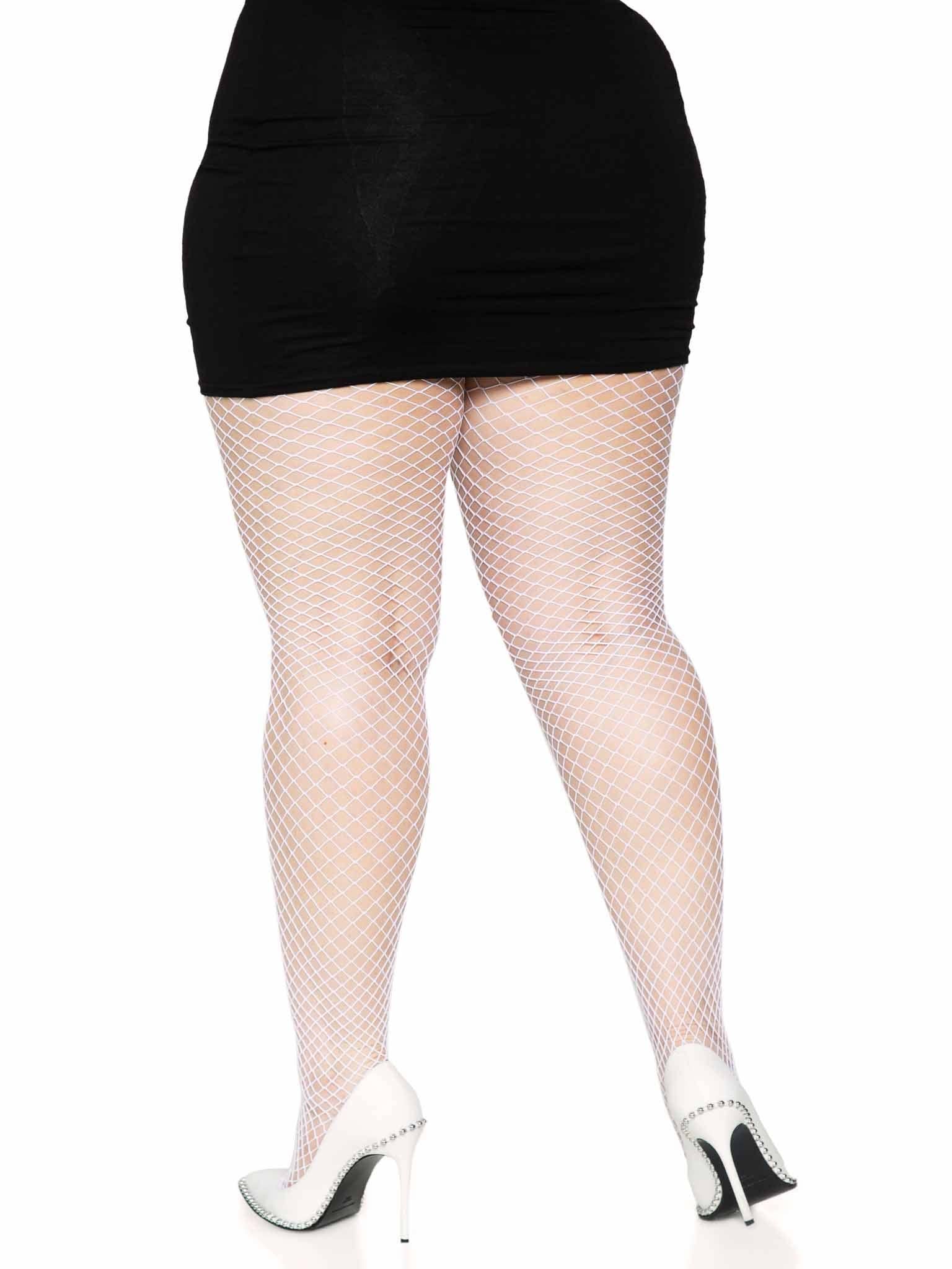Leg Avenue - Wholesale Tights - Women's - Plus Gaia Spandex Net Industrial Tights17