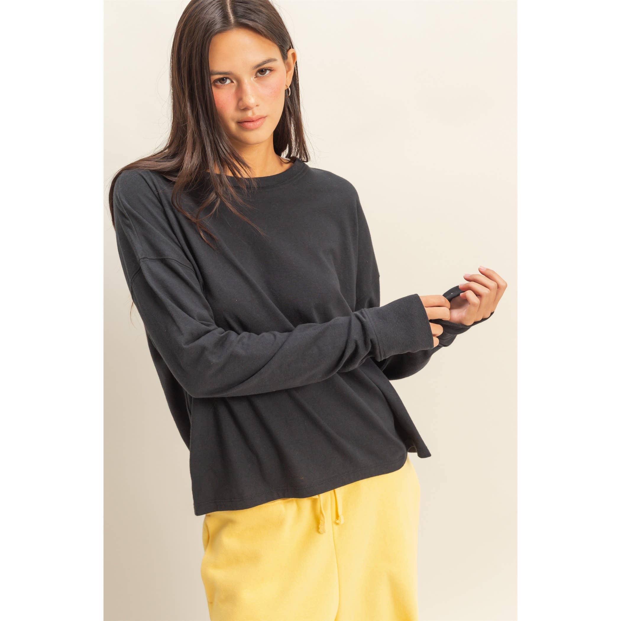 HYFVE – Engroshandel Skjorte - Dame – Langærmet T-shirt med rund hals20