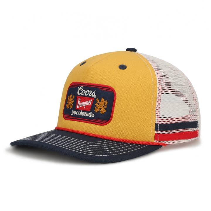 Hat - Coors Banquet x YoColorado Gold Ranger Trucker for wholesale by YoColorado
