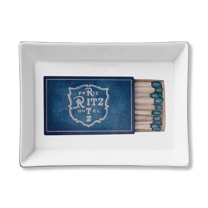 Ceramic Tray - Hotel Matches Illustration for wholesale by Toss Designs