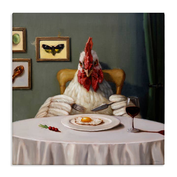 Stupell Industries - Wholesale Wall Sign - Chicken & Egg Dinner - Unframed Wall Art5