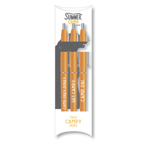 Gibbs Smith - Wholesale Pen - Campy Pens (Bic Clic Pens Set)