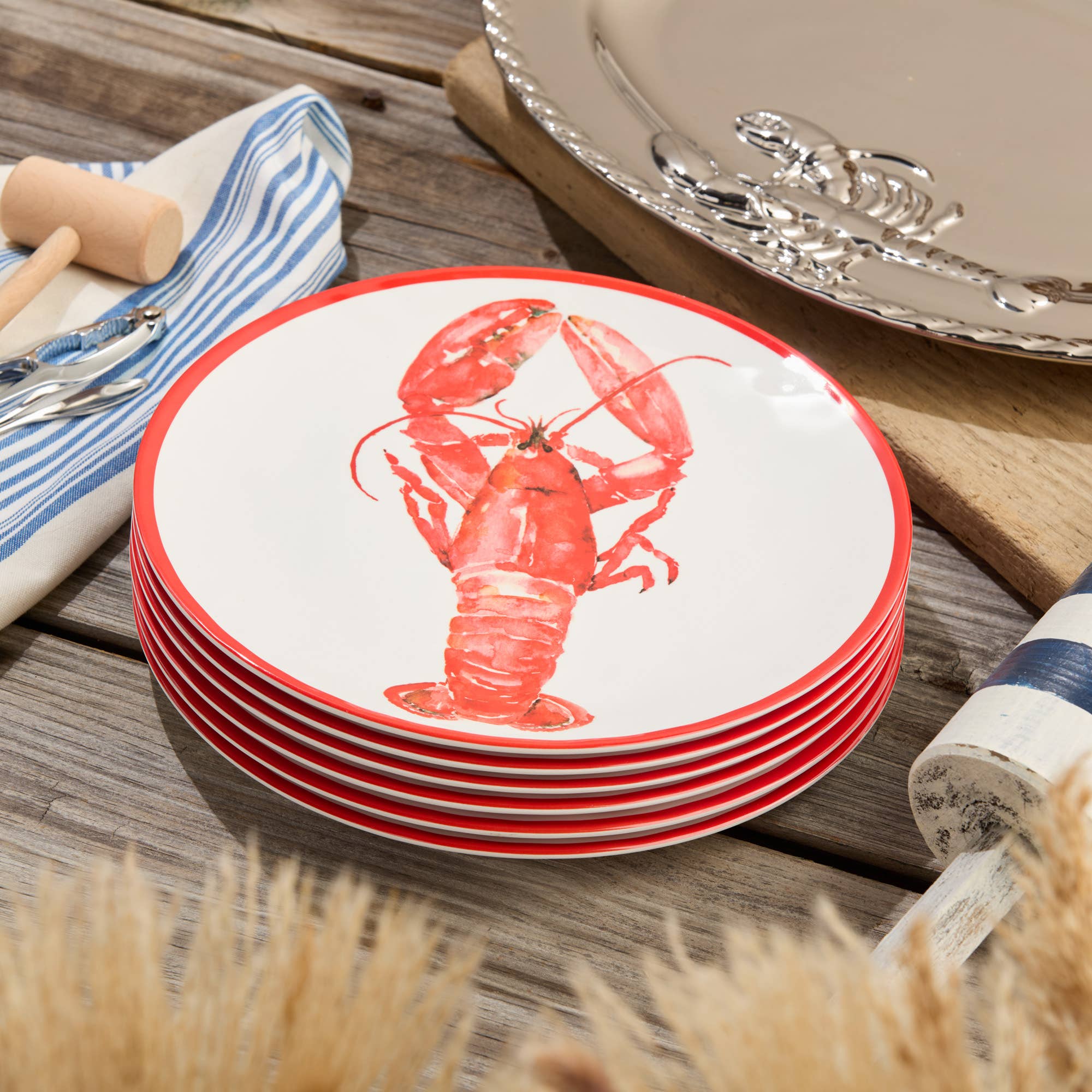 Certified International - Wholesale Dinner Plate - Beach House Lobster Dinner Plate 11"5
