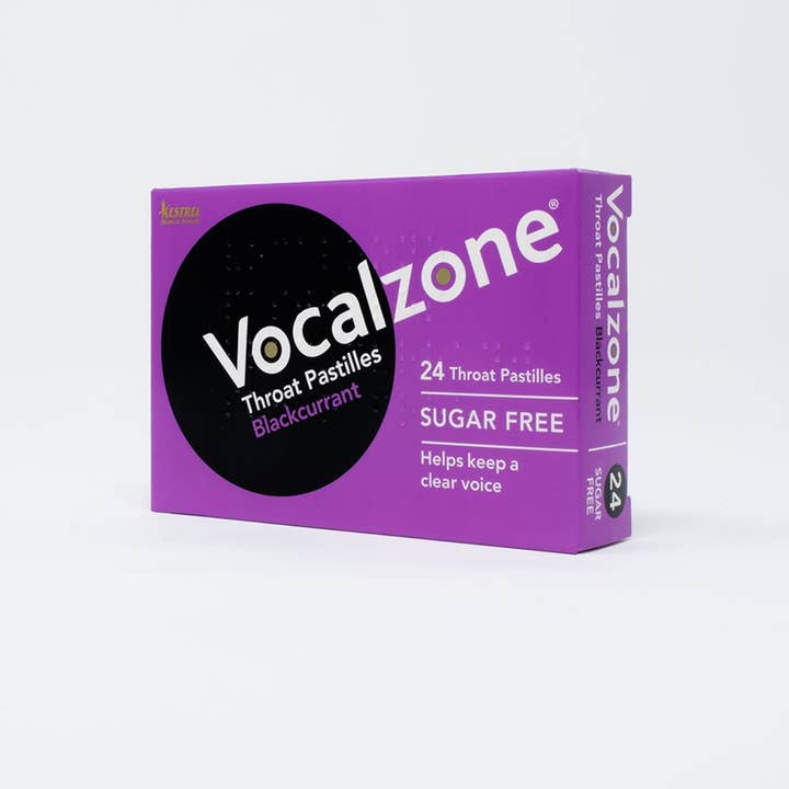 Vocalzone – wholesale Oralt tillskott/Vitamin – Vocalzone Halspastiller — Svarta vinbär Sockerfri2