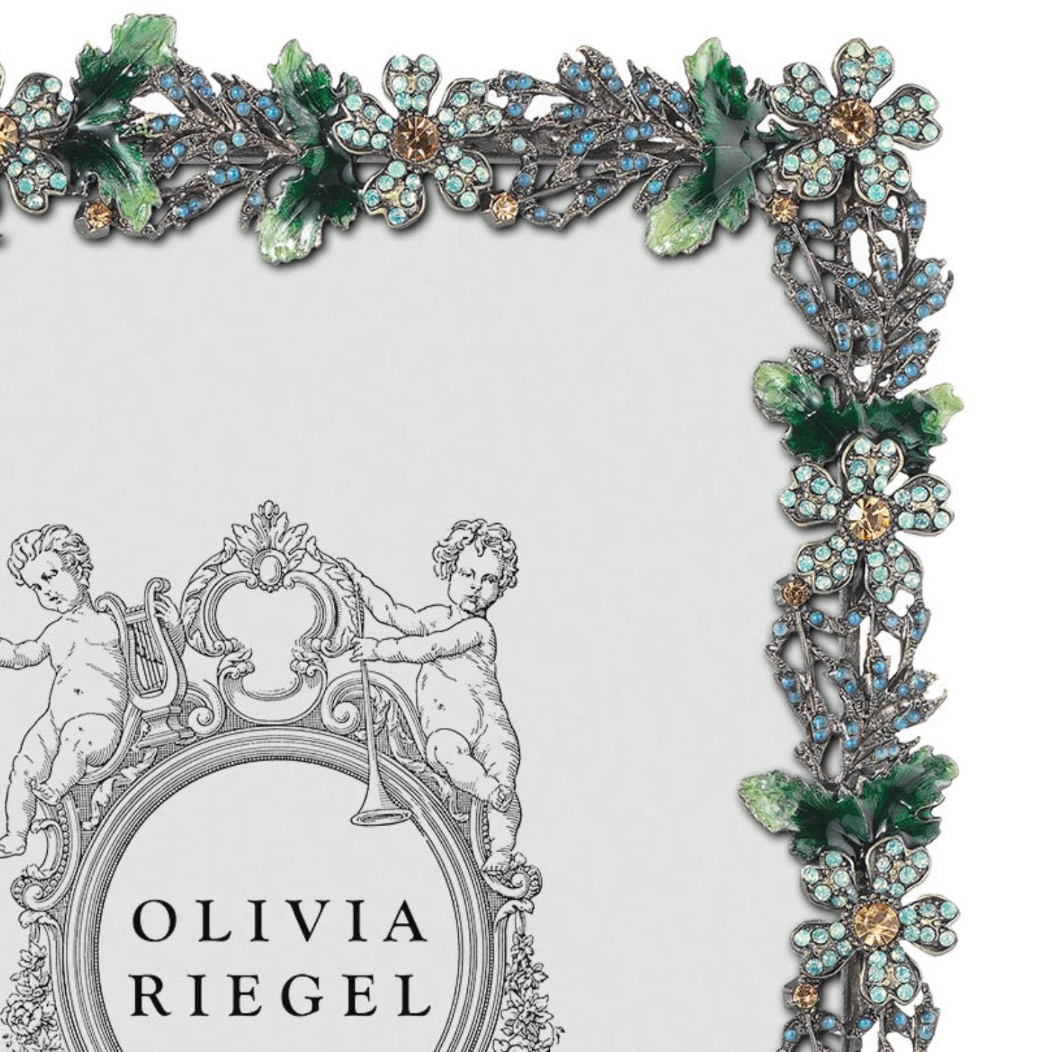 Blau Edelweiß 5" x 7" Rahmen | Fotorahmen | Bilderrahmen | für den Großhandel auf Faire3