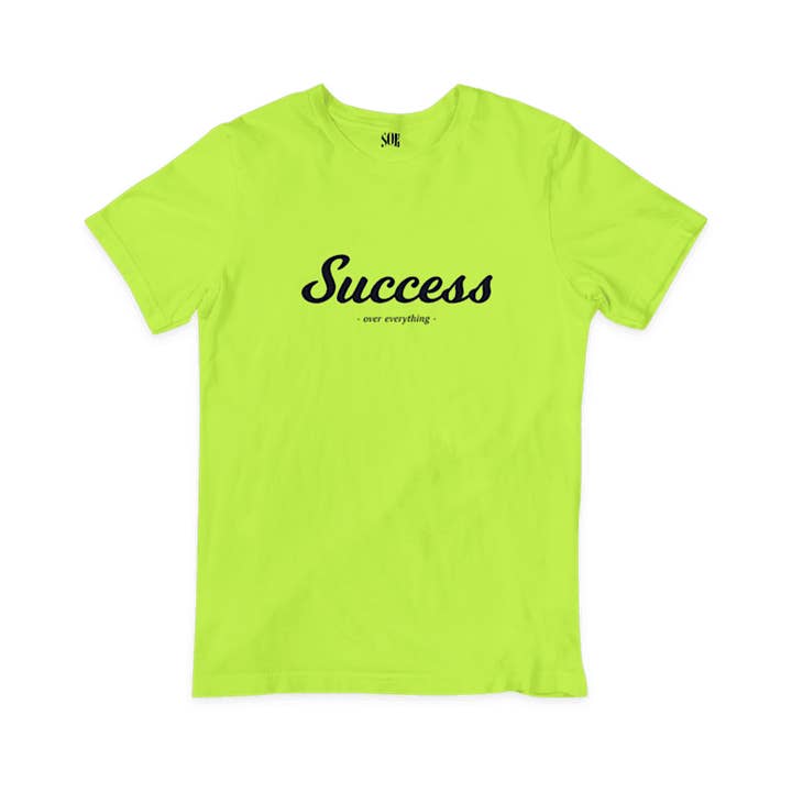 "Success Team Logo Tee (Neon/Black) for wholesale by SuccessOverEverything Clothing
