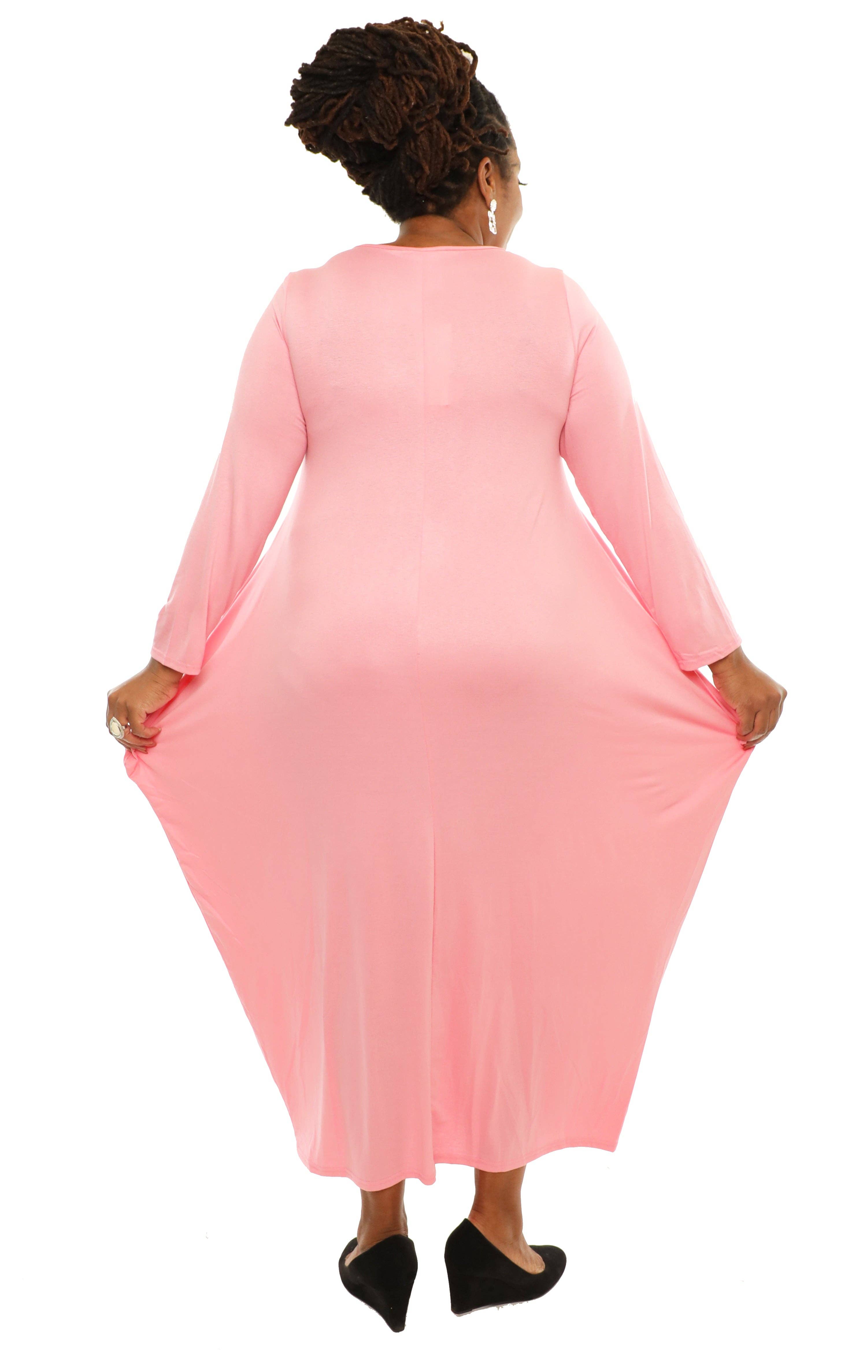 KaraChic - Wholesale Dress - Women's - Women's Loose-Fit Baggy Faith Dress with Side Pockets12