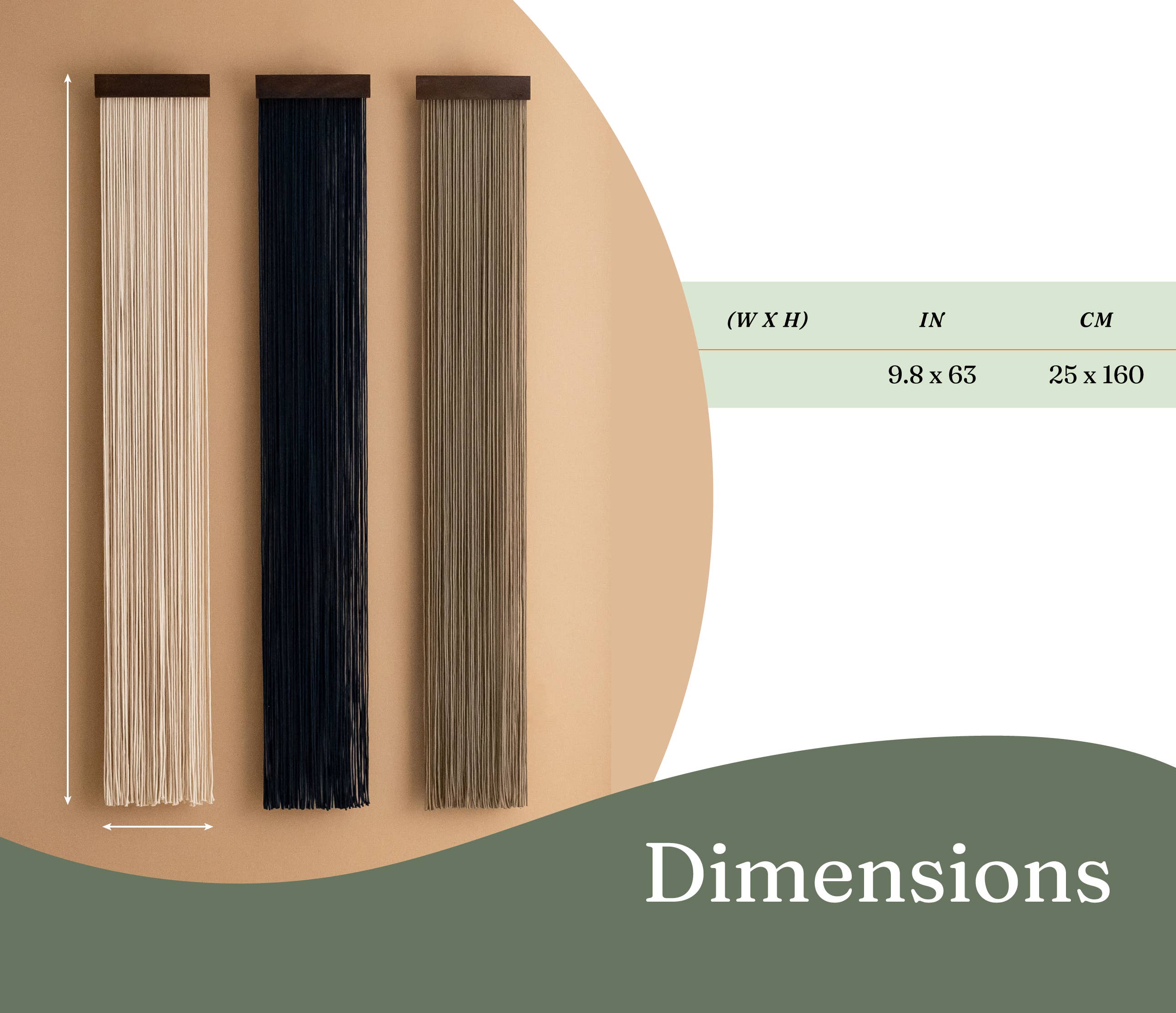 MinhandBros - Wholesale Wall Art Set - Macrame Fiber Wall Hanging for Cozy Farmhouse Aesthetic

V811