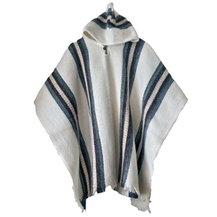 ECUALAMA - Wholesale Poncho - Uniseks - Llama wol uniseks Zuid-Amerikaanse handgeweven poncho