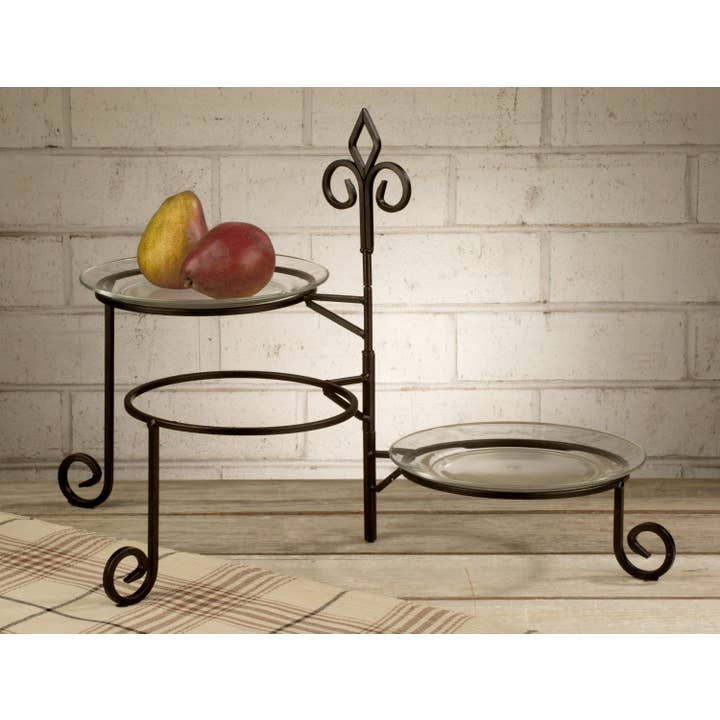 Tripar International - Wholesale Plate Hanger - Keller 3 Tier Swivel Plate Stand